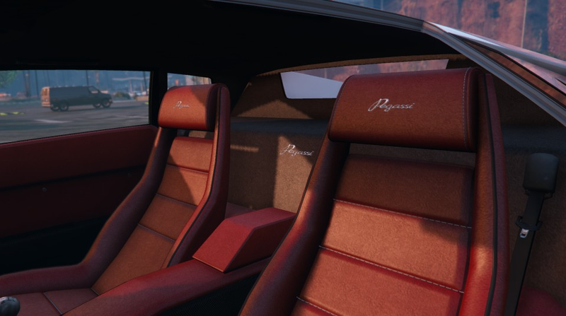 Pegassi Infernus Classic; the seats.